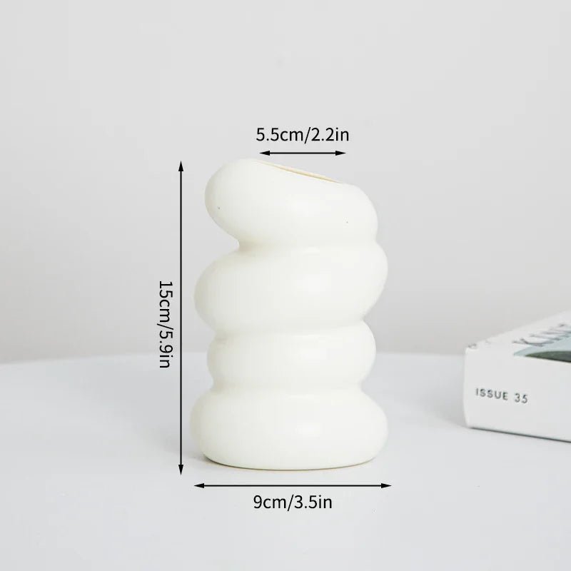 Hommfer - Vase Plastique Design Spiral pour Plantes - Hommfer
