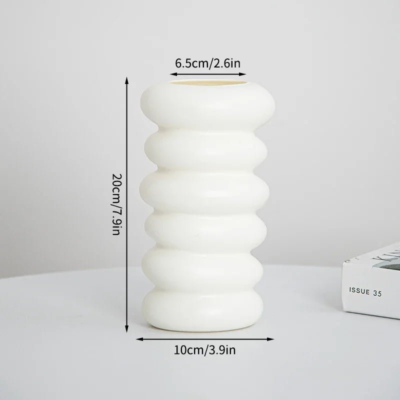 Hommfer - Vase Plastique Design Spiral pour Plantes - Hommfer