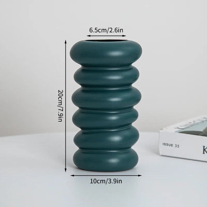 Hommfer - Vase Plastique Design Spiral pour Plantes - Hommfer