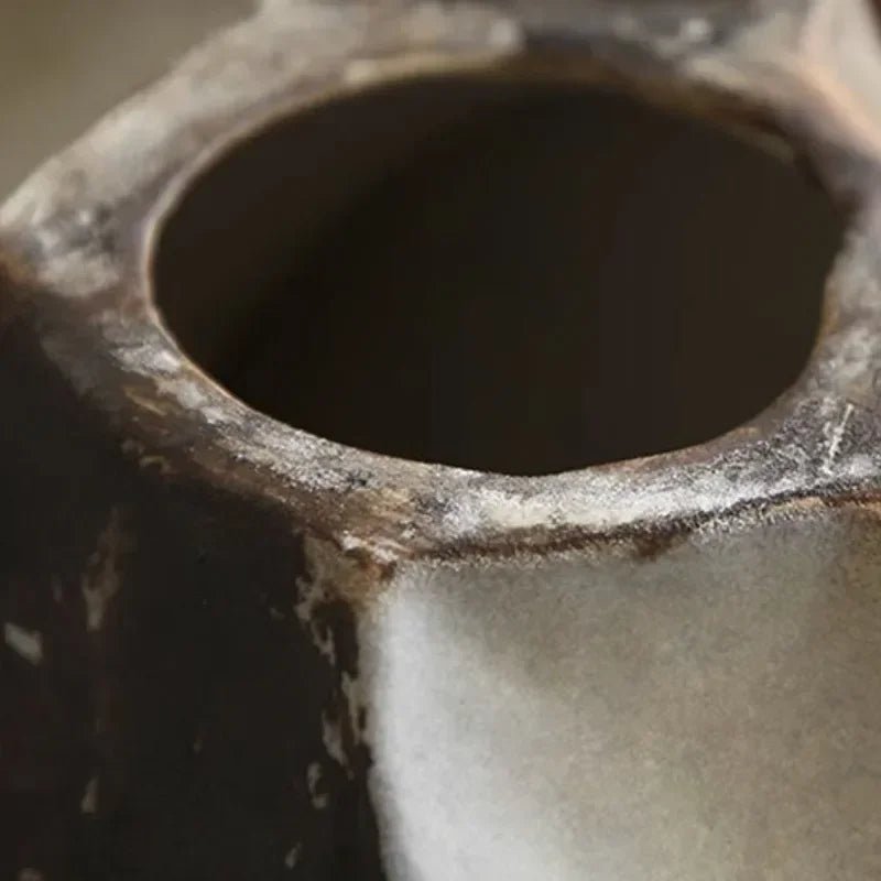 Hommfer – Vase Sculptural Wabi - Sabi en forme de Carambole - Hommfer