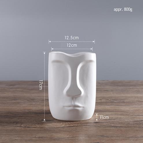 Hommfer – Vase Tête Abstraite en Céramique - Hommfer