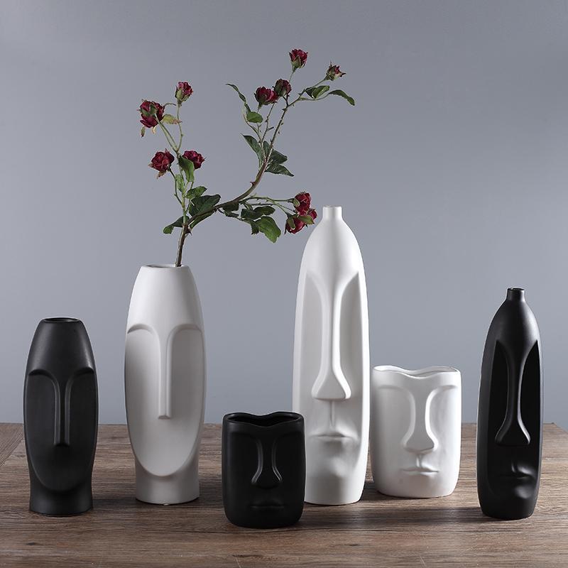 Hommfer – Vase Tête Abstraite en Céramique - Hommfer