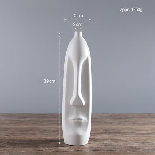 Hommfer – Vase Tête Abstraite en Céramique - Hommfer