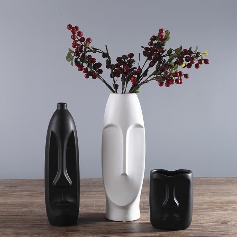 Hommfer – Vase Tête Abstraite en Céramique - Hommfer