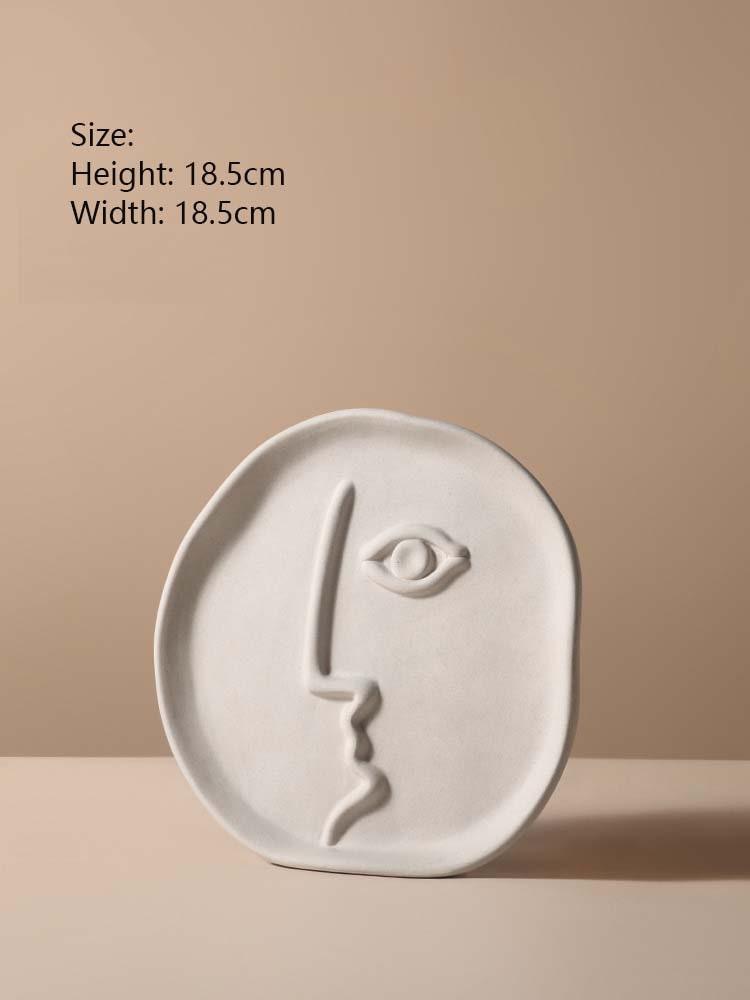 Hommfer – Vase Visage Abstrait en Céramique Moderne - Hommfer