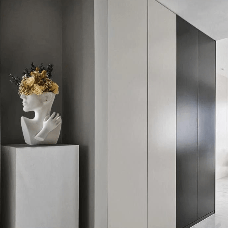 Hommfer – Vase Visage Abstrait en Résine - Hommfer