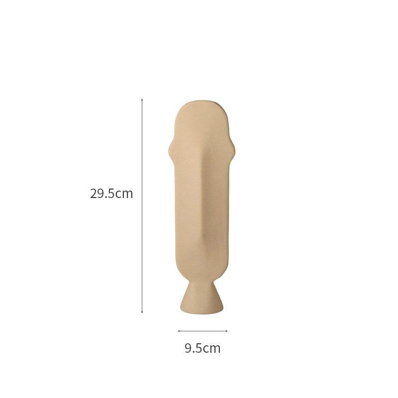 Hommfer – Vase Visage en Céramique Givrée - Hommfer