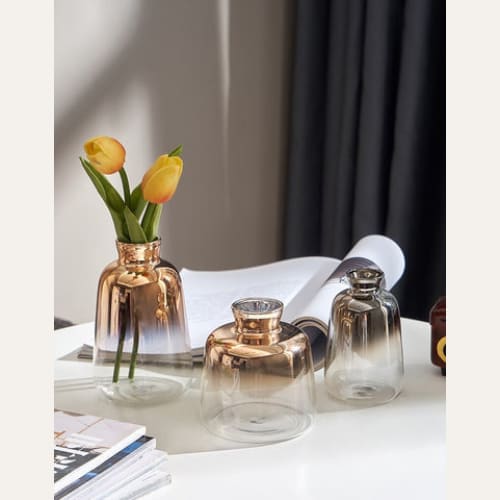 Hommfer – Vases en Verre à Reflets Dorés - Hommfer