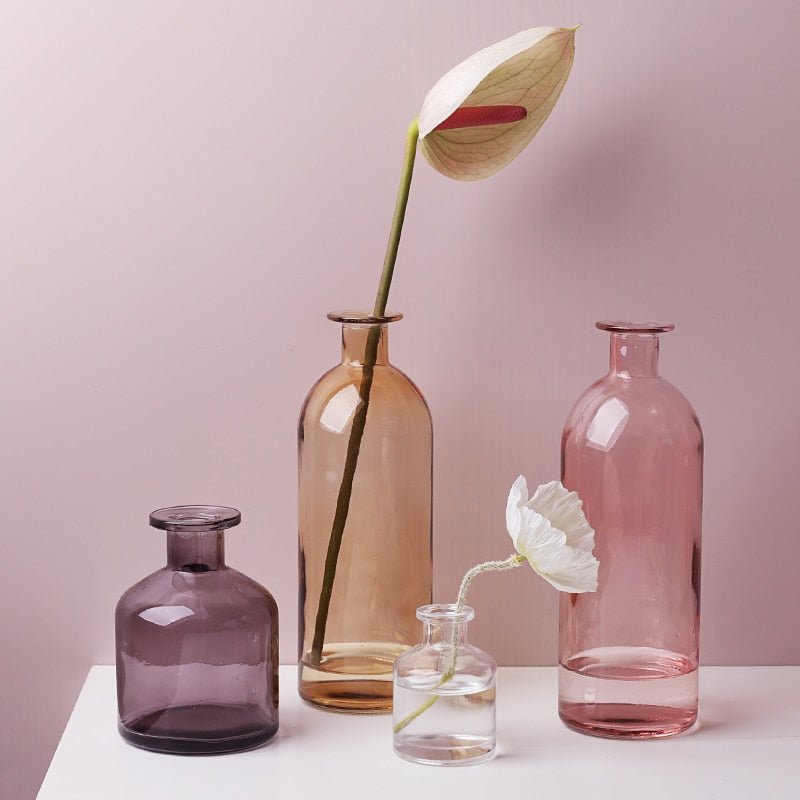 Hommfer - Vases en Verre Coloré pour la Salle de Bain - Hommfer