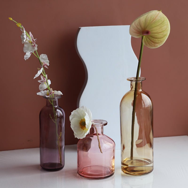Hommfer - Vases en Verre Coloré pour la Salle de Bain - Hommfer
