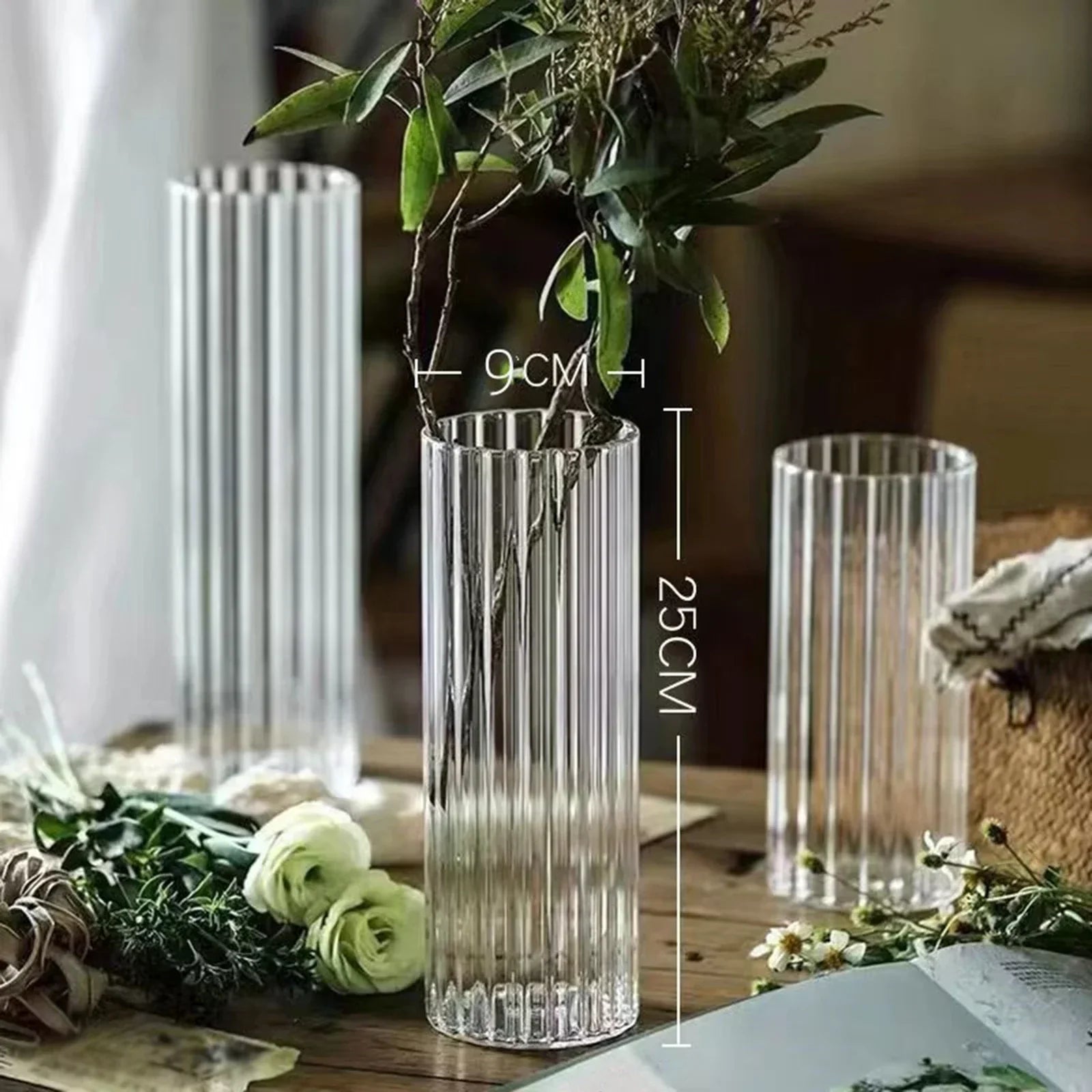 Hommfer - Vases en Verre Minimalistes pour Décoration - Hommfer