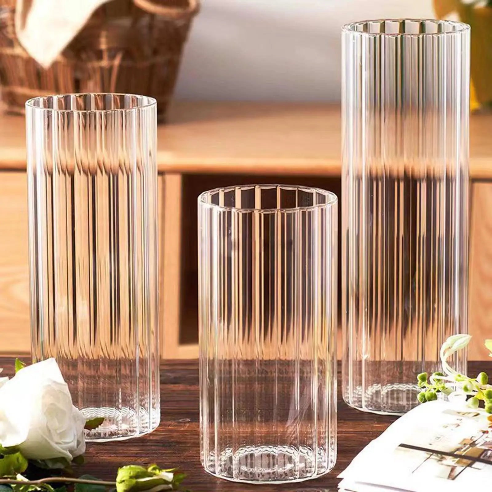 Hommfer - Vases en Verre Minimalistes pour Décoration - Hommfer