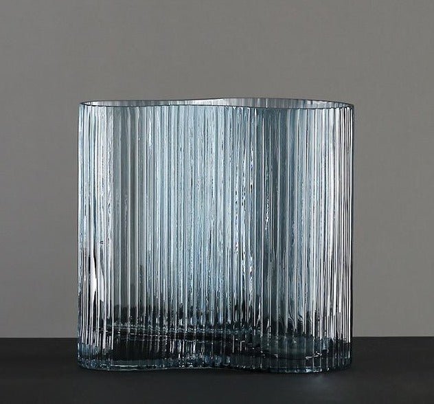 Hommfer – Vases Ondulées en Verre Soufflé pour le Salon - Hommfer