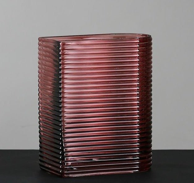 Hommfer – Vases Ondulées en Verre Soufflé pour le Salon - Hommfer