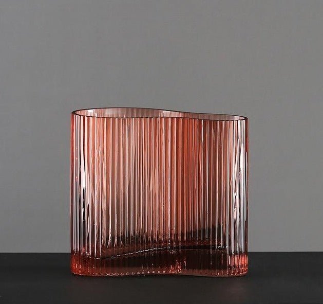 Hommfer – Vases Ondulées en Verre Soufflé pour le Salon - Hommfer