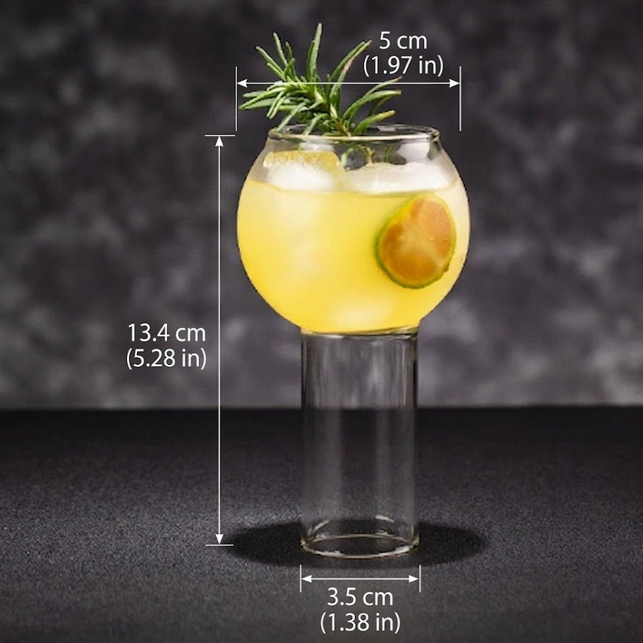 Hommfer – Verre à Cocktail Élancé en Verre Borosilicaté - Hommfer
