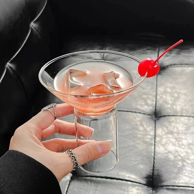 Hommfer – Verre à Cocktail Élancé en Verre Borosilicaté - Hommfer