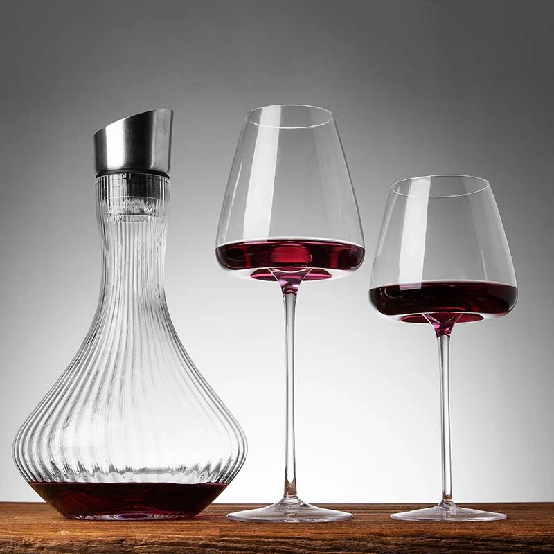 Hommfer – Verres à vin et à champagne en cristal faits main (lot de 2, 4 ou 6) - Hommfer