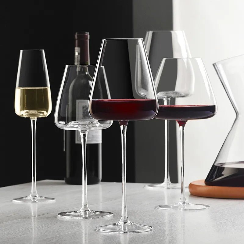 Hommfer – Verres à vin et à champagne en cristal faits main (lot de 2, 4 ou 6) - Hommfer
