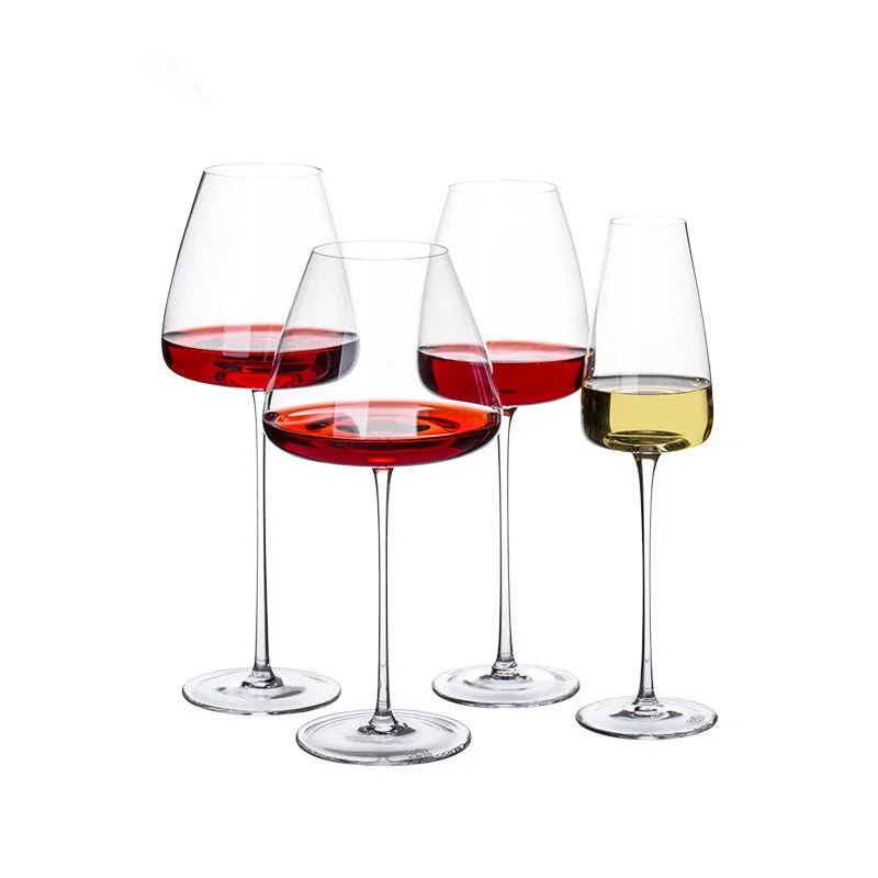 Hommfer – Verres à vin et à champagne en cristal faits main (lot de 2, 4 ou 6) - Hommfer
