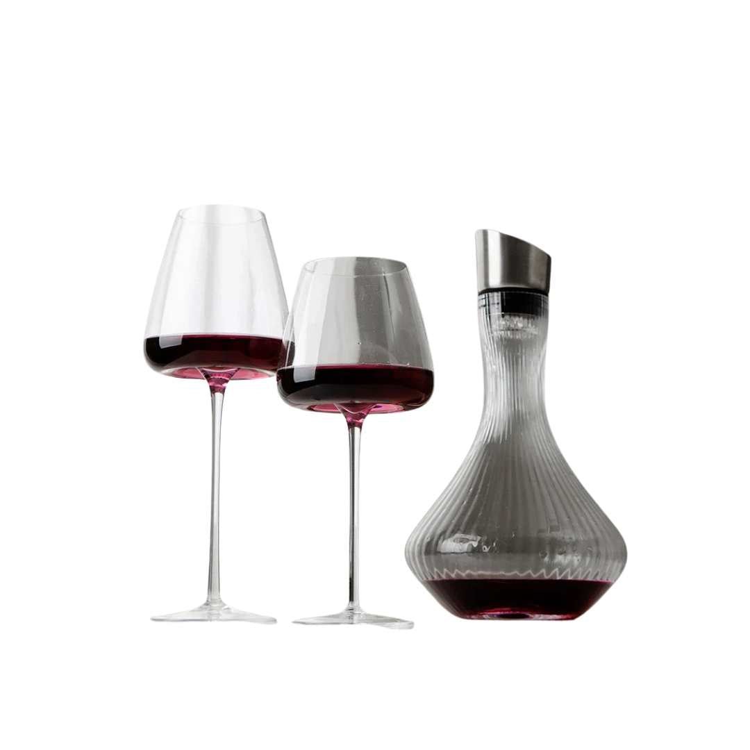 Hommfer – Verres à vin et à champagne en cristal faits main (lot de 2, 4 ou 6) - Hommfer