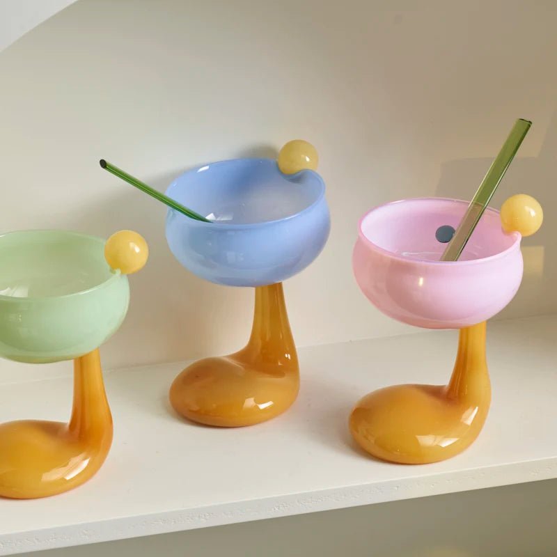 Hommfer – Verres Bols Eva en Verre Soufflé Coloré - Hommfer