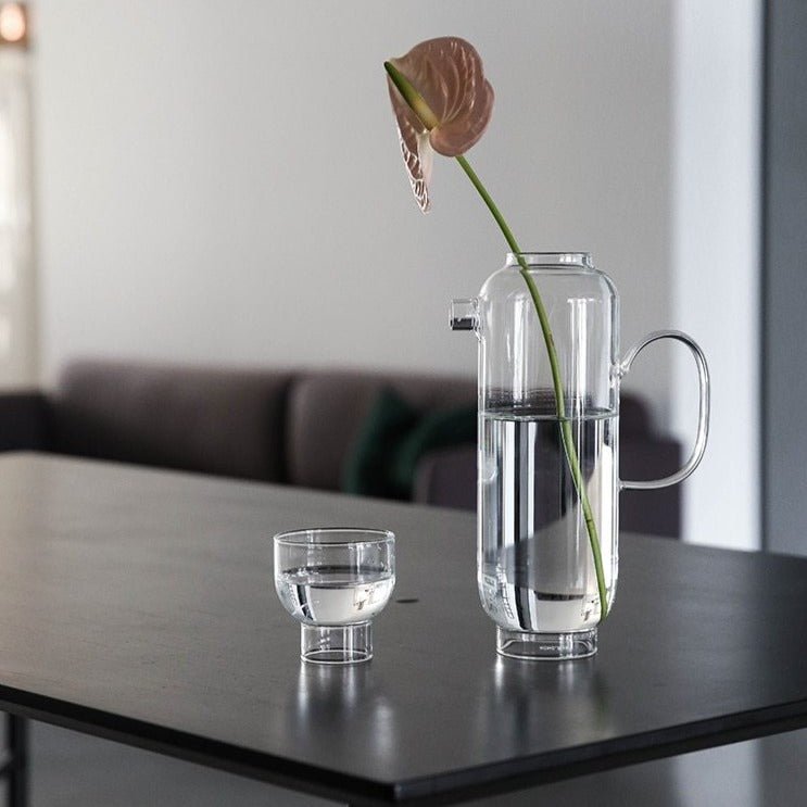 Hommfer – Verres et Carafe en Cristal Coloré Demi - Lune - Hommfer