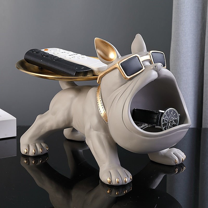 Hommfer – Vide - Poches Bulldog Bodybuilder en Résine - Hommfer