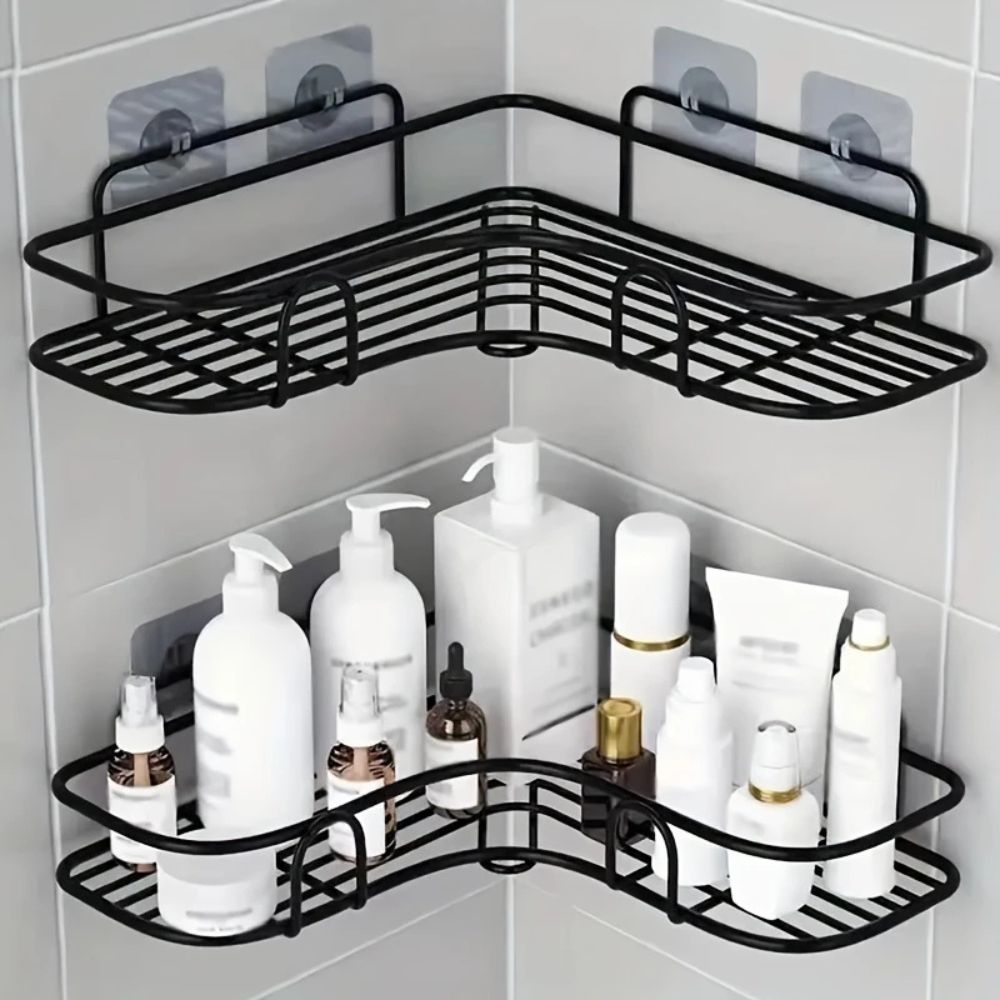 JardinLys - Rangement d’Angle pour Salle de Bain - Hommfer