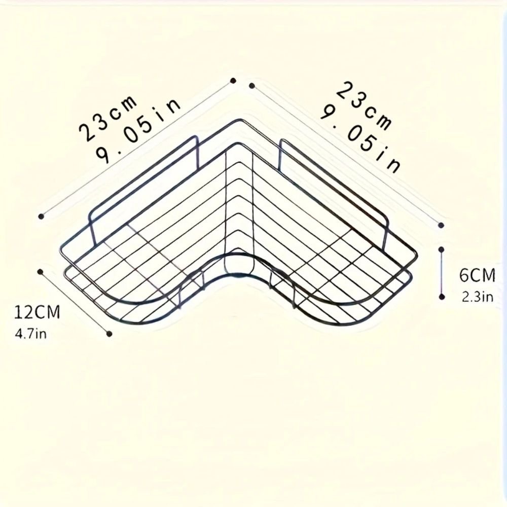 JardinLys - Rangement d’Angle pour Salle de Bain - Hommfer