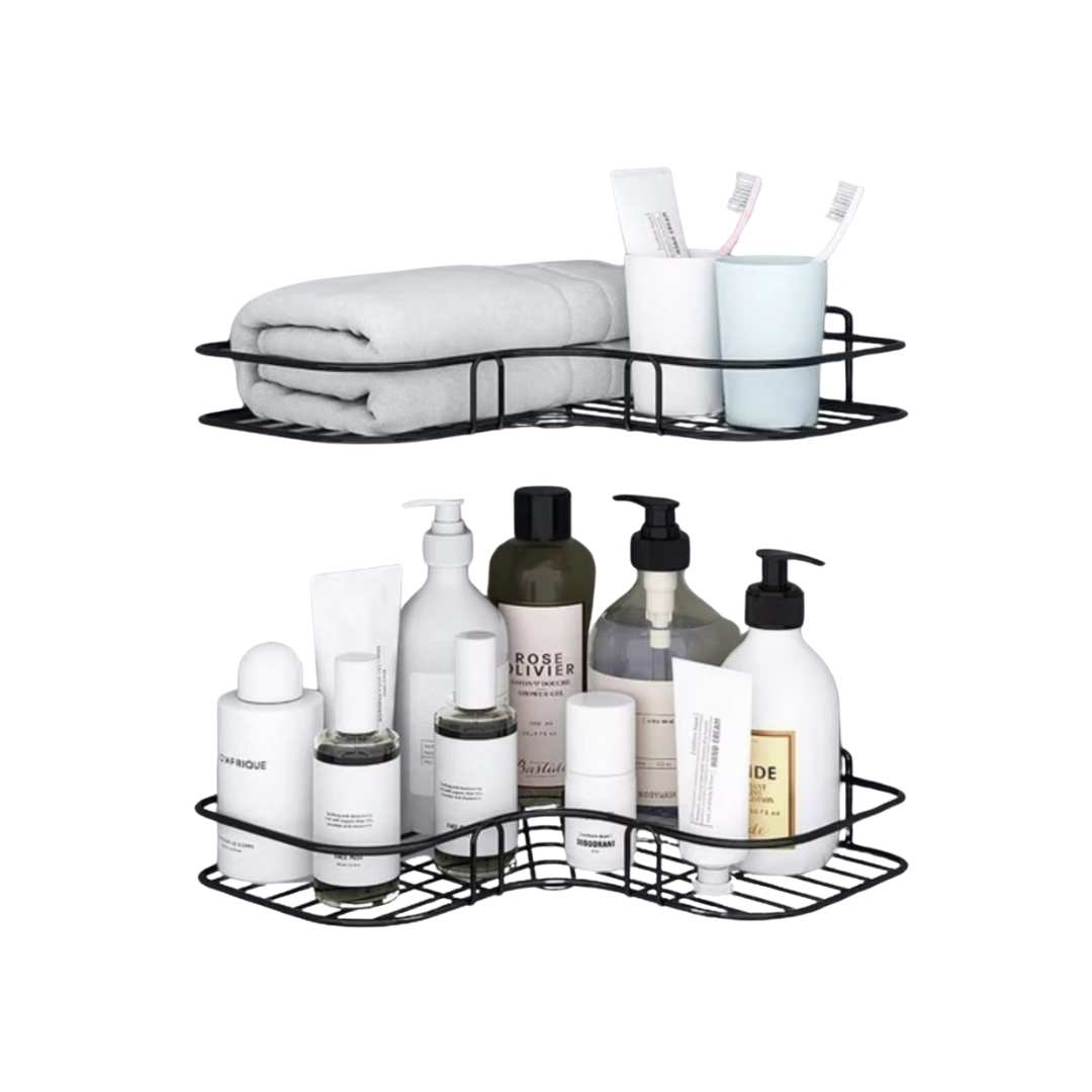 JardinLys - Rangement d’Angle pour Salle de Bain - Hommfer