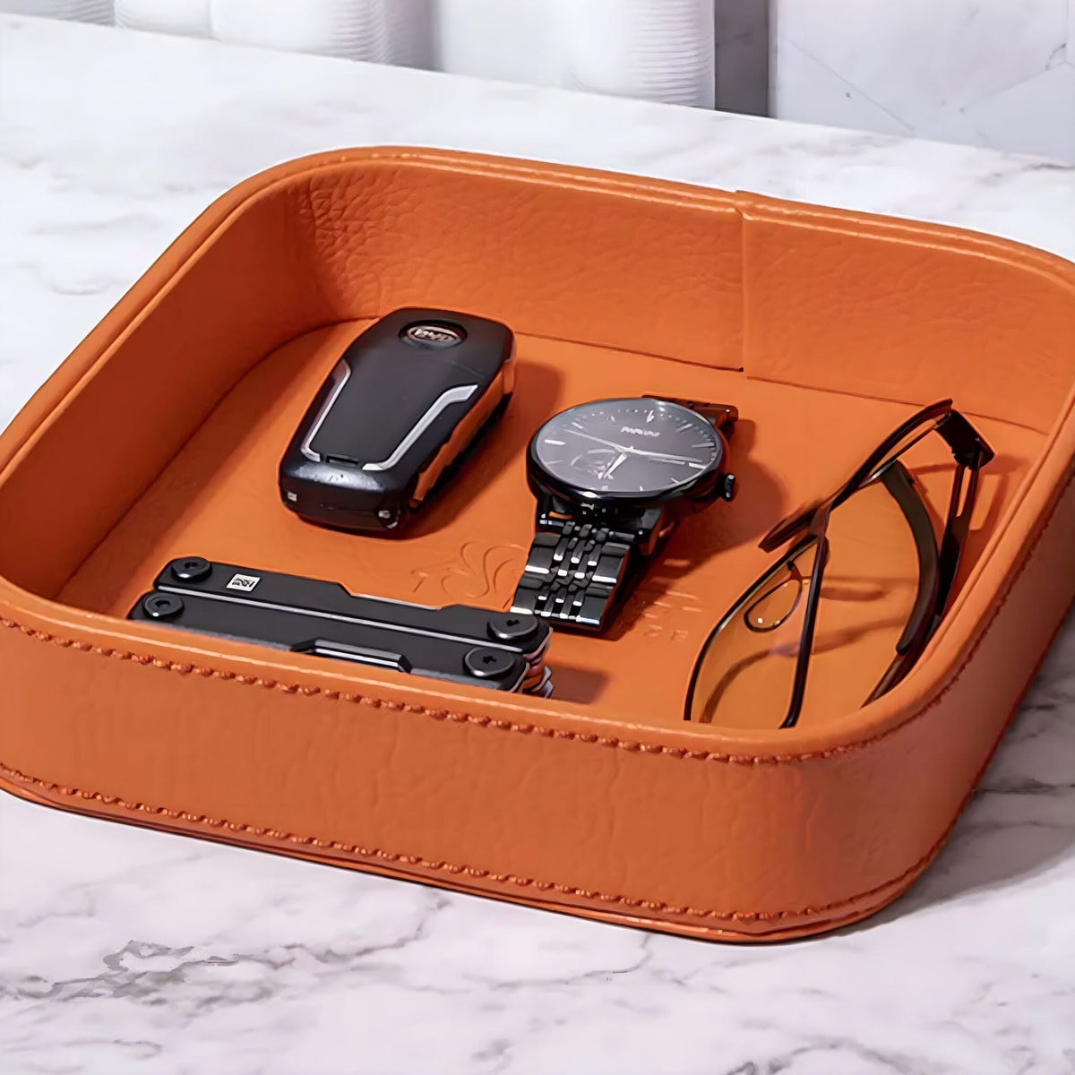 Leather Luxe Organiser - Hommfer