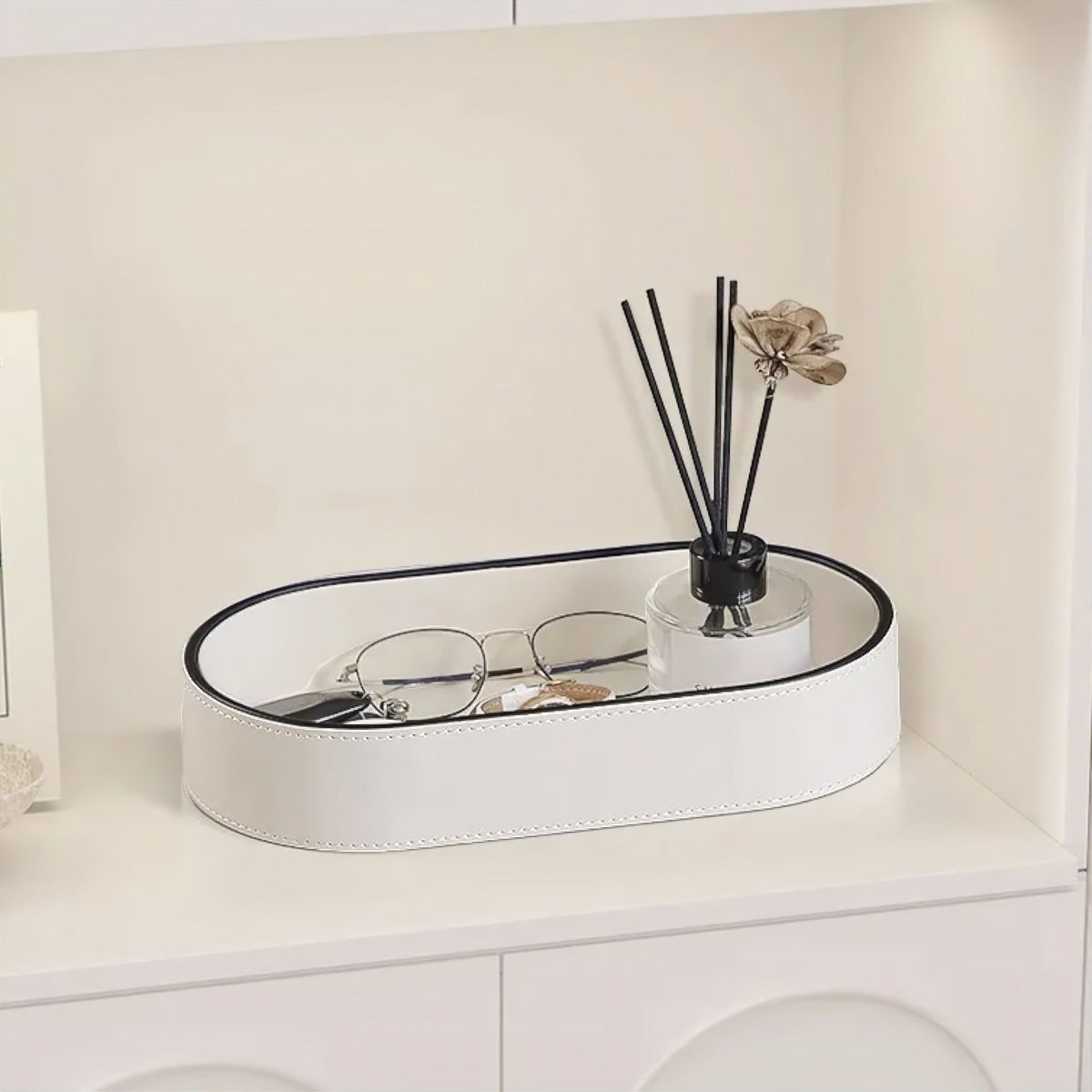 Leather Organiser Tray - Hommfer