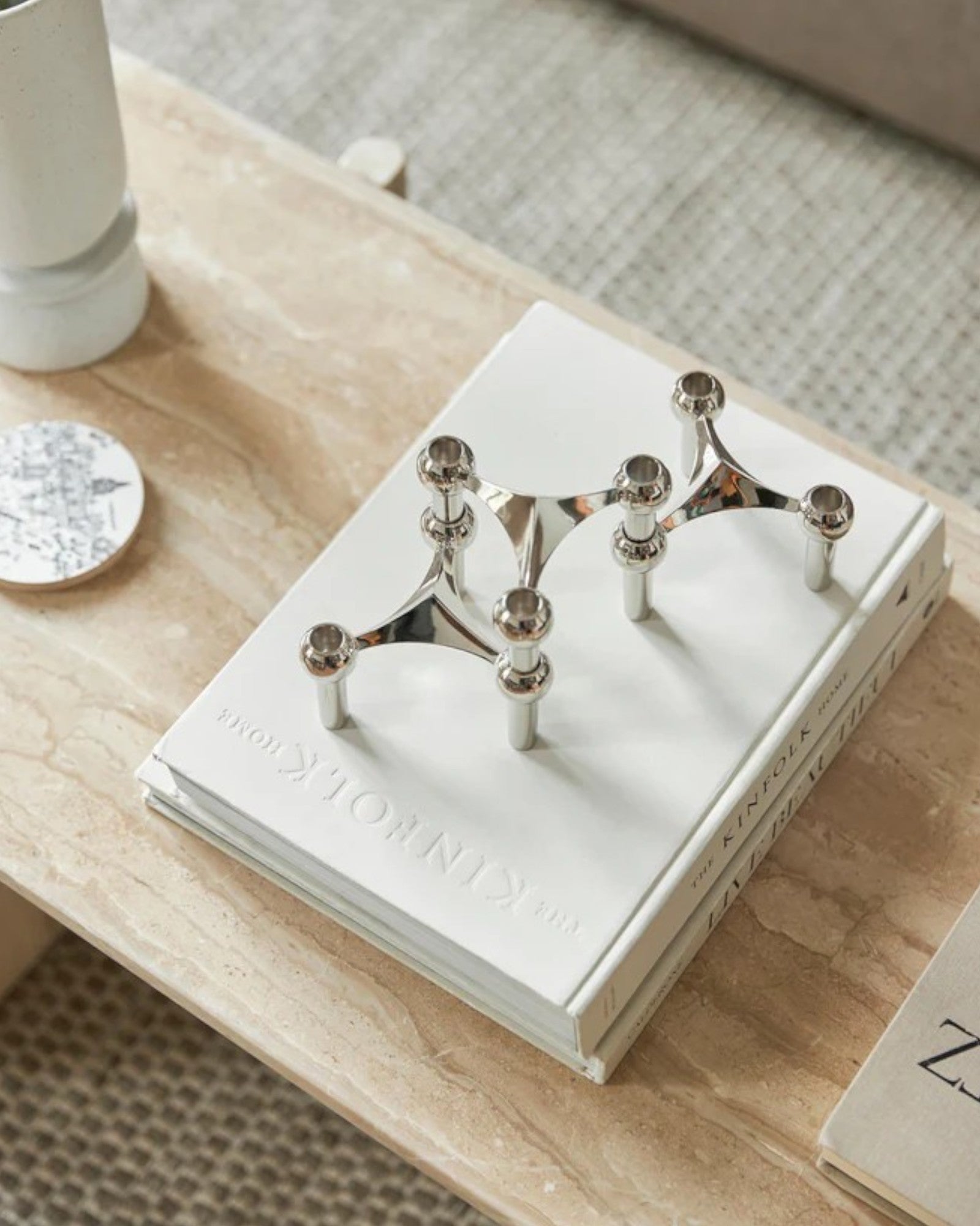 LumineClou - Porte - bougies en métal, espace pour 3 bougies - Hommfer