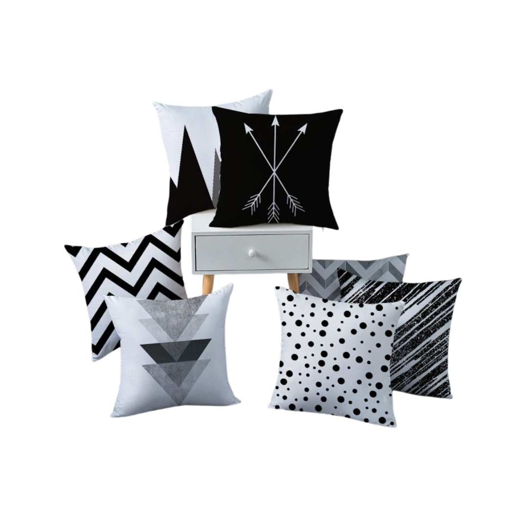 Lumiquelle - Collection de housses de coussin géométriques - Hommfer
