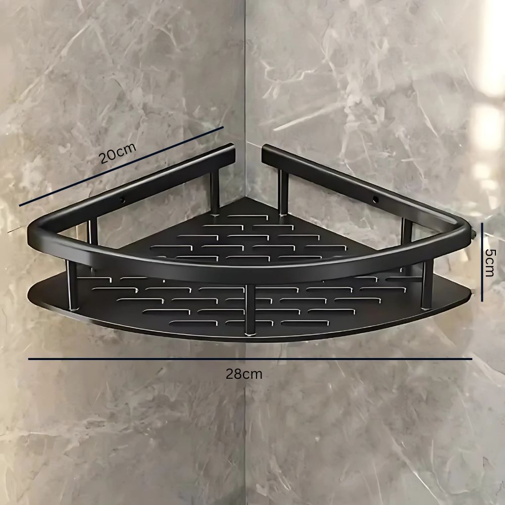 LuneVerte - Étagère Douche en Aluminium Moderne - Hommfer