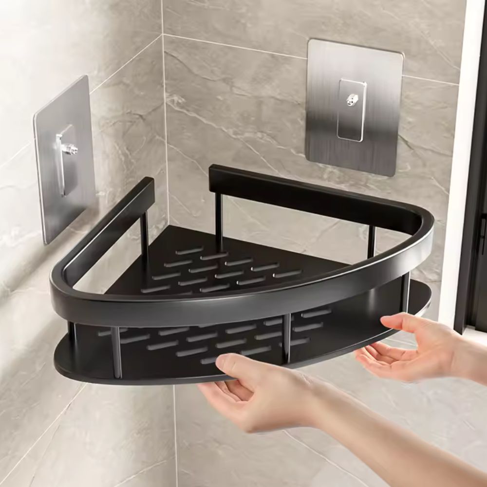 LuneVerte - Étagère Douche en Aluminium Moderne - Hommfer