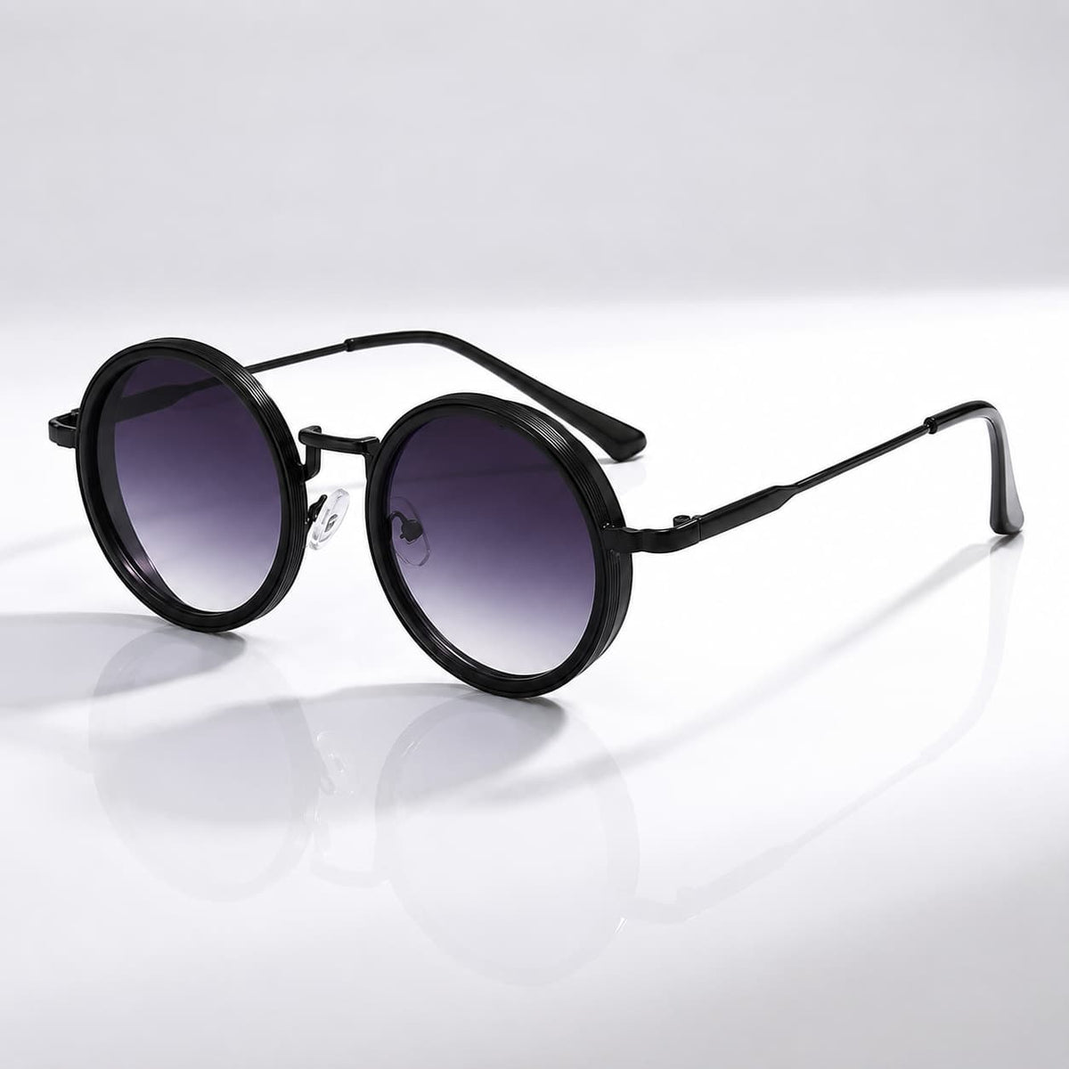 Lyra Lunettes de soleil polarisées UV400 en métal et acétate bi-matière pour réduction de l’éblouissement unisexe - Hommfer