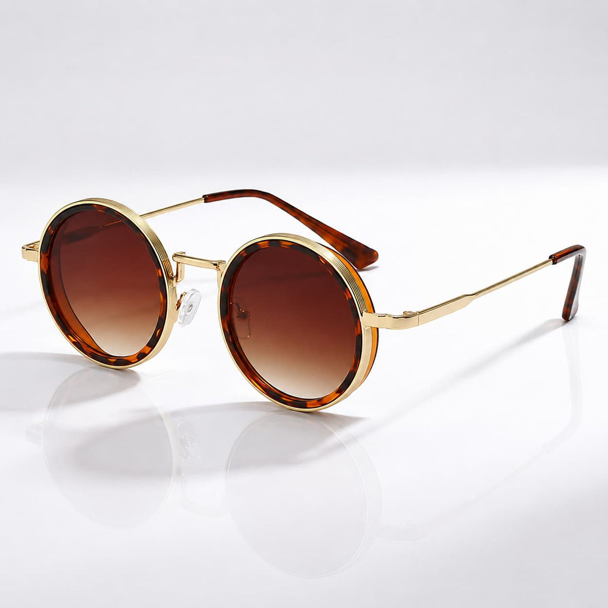Lyra Lunettes de soleil polarisées UV400 en métal et acétate bi-matière pour réduction de l’éblouissement unisexe - Hommfer