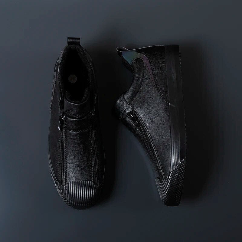 Marceau Baskets en cuir véritable pour un confort tout au long de la journée - Hommfer