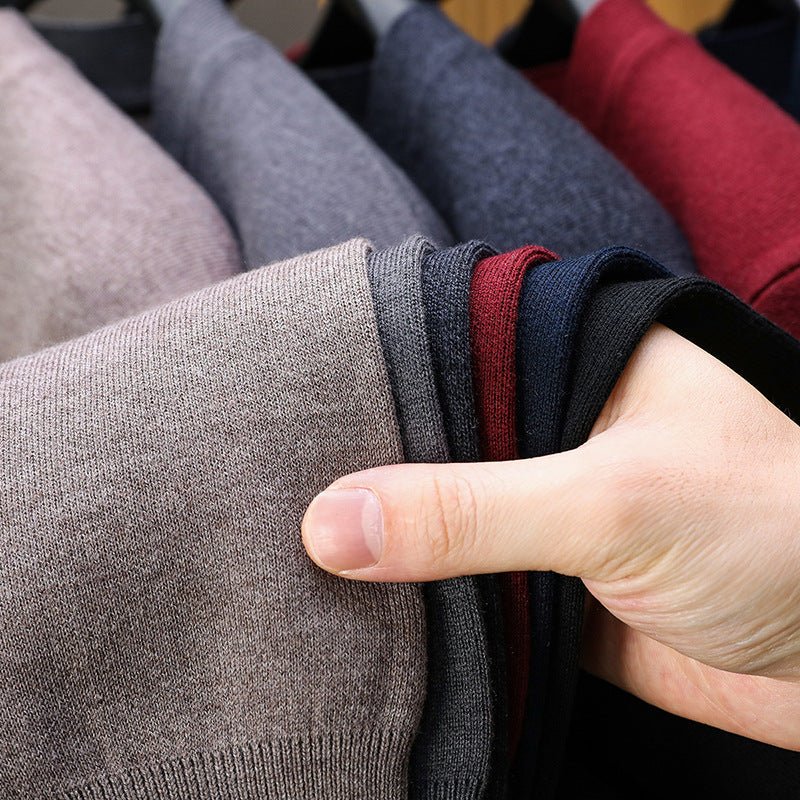 Marceau Cardigan en Cachemire et Laine Mérinos à Col V pour Chaleur Légère - Hommfer