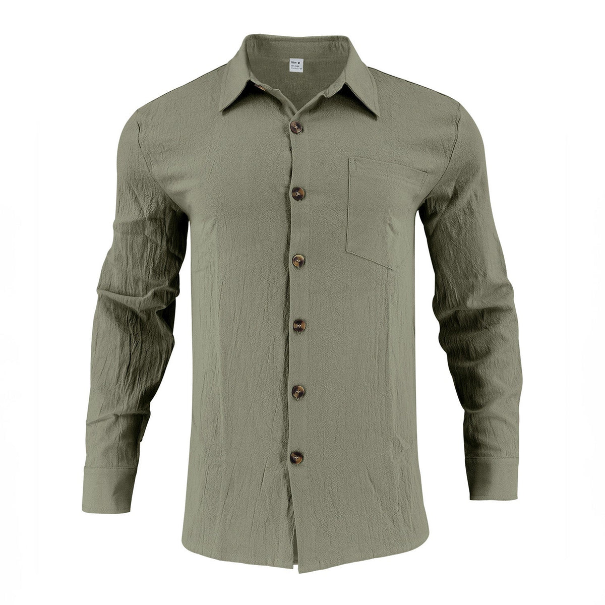 Marceau Chemise respirante en lin 100 % avec poche poitrine pour vos essentiels - Hommfer