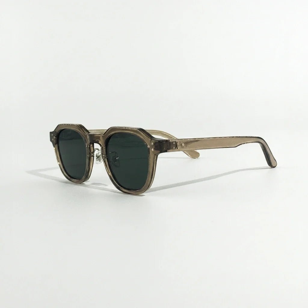Marceau Lunettes de soleil unisexes à monture TR90 légère et résistante, verres CE UV400 pour un port quotidien - Hommfer