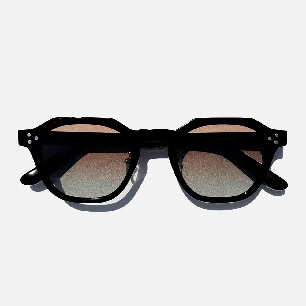 Marceau Lunettes de soleil unisexes à monture TR90 légère et résistante, verres CE UV400 pour un port quotidien - Hommfer