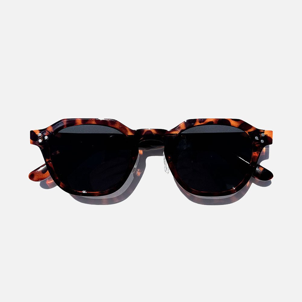 Marceau Lunettes de soleil unisexes à monture TR90 légère et résistante, verres CE UV400 pour un port quotidien - Hommfer