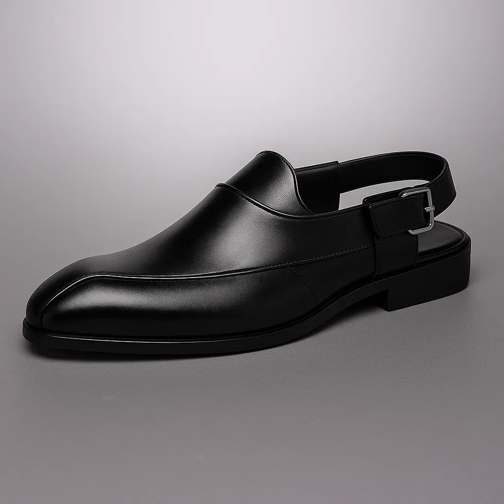 Marceau Mocassins en cuir souple à découpes carrées pour une adhérence sur tous les terrains - Hommfer