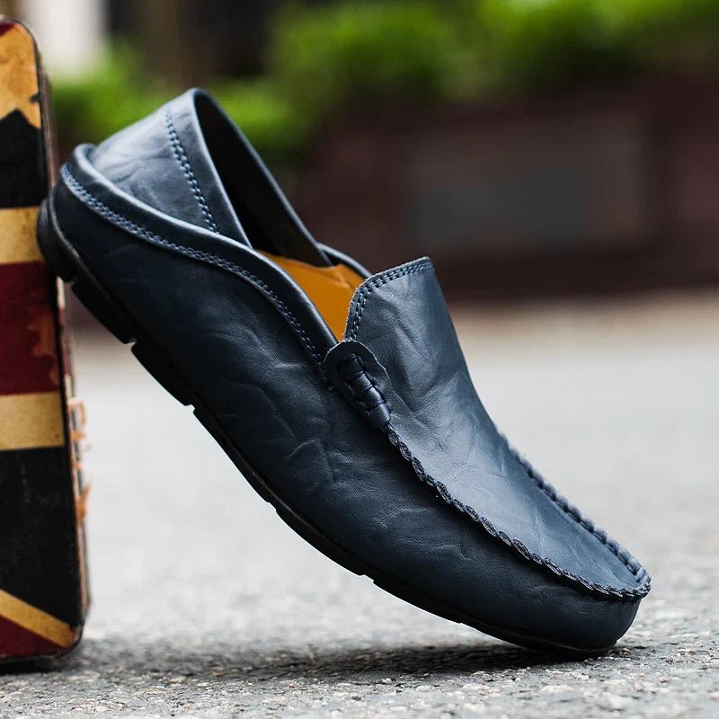 Marceau Mocassins en cuir véritable pour un confort de marche quotidien - Hommfer