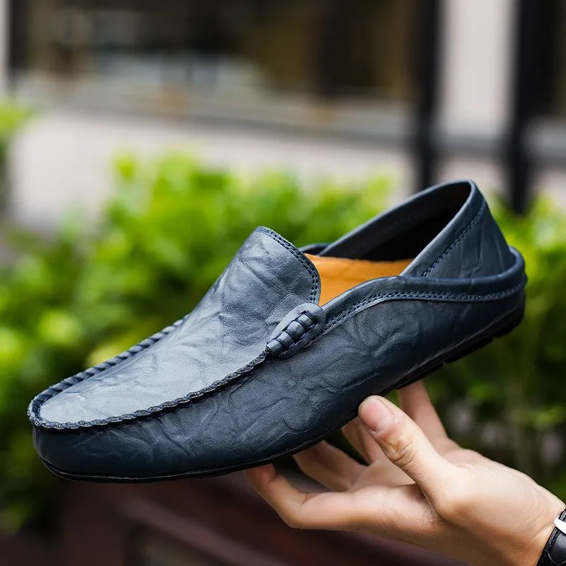 Marceau Mocassins en cuir véritable pour un confort de marche quotidien - Hommfer