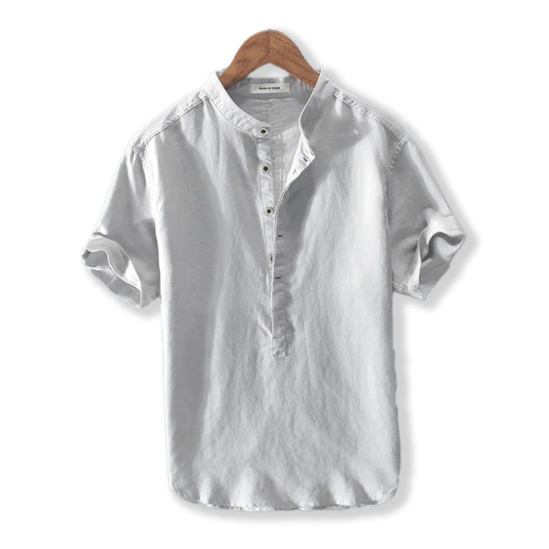 Mistral Chemise en Lin et Coton Respirante et Anti-odeurs pour Temps Chaud - Hommfer