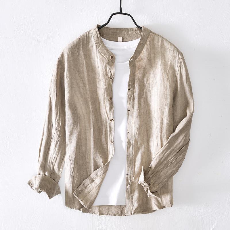 Monceau Chemise en Lin 100% Coupe Décontractée pour Confort Respirant au Quotidien - Hommfer